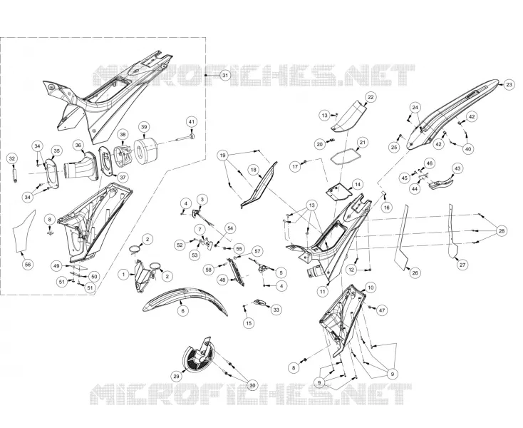 PLASTIC / LUCHTFILTER HUIS