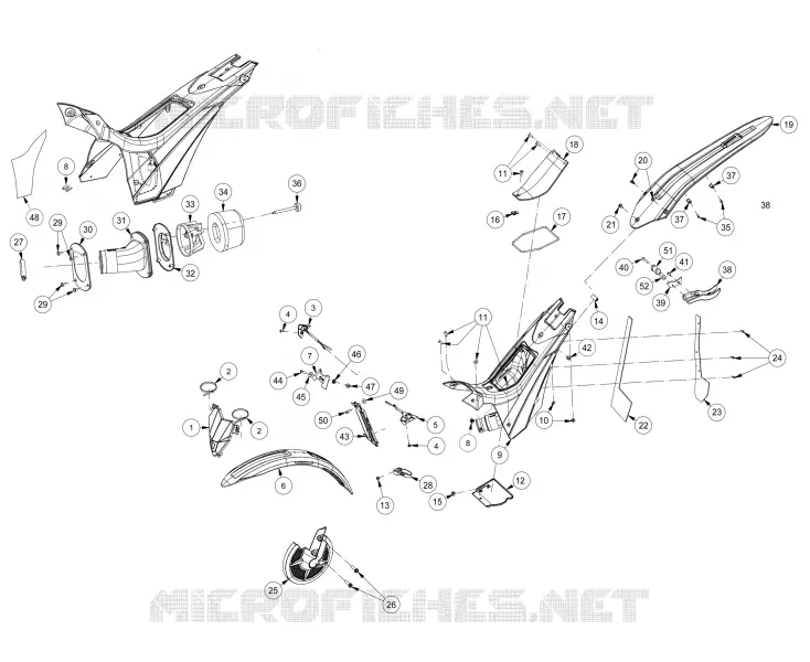 PLASTIC / LUCHTFILTER HUIS