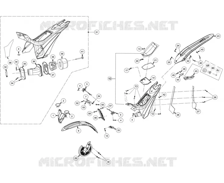 PLASTIC / LUCHTFILTER HUIS