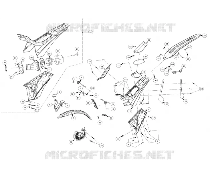 PLASTIC / LUCHTFILTER HUIS