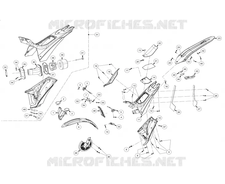 PLASTIC / LUCHTFILTER HUIS