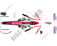 STICKERS KIT voor GASGAS TXT RACING 125 E4 2018